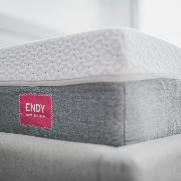 High-quality Endy mattress providing luxury comfort and modern bedroom aesthetics.
